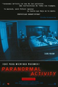 Poster Actividad Paranormal