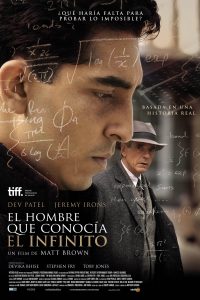 Poster El hombre que conocía el infinito