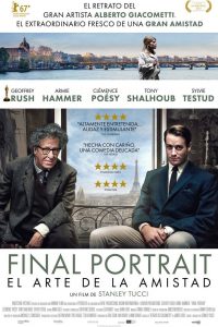 Poster Final Portrait. El arte de la amistad