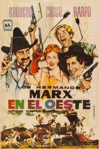 Poster Los hermanos Marx en el oeste