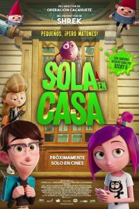 Poster Sola en casa