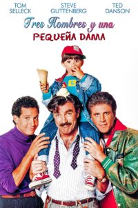 Poster Tres hombres y una pequeña dama