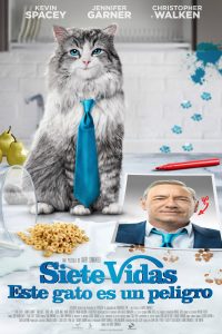 Poster Siete vidas, este gato es un peligro