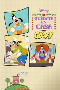 Poster Quédata en casa con Goofy